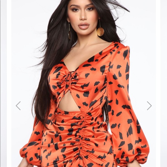 FashionNova Party Like Animals Mini Dress - Picture 2 of 3